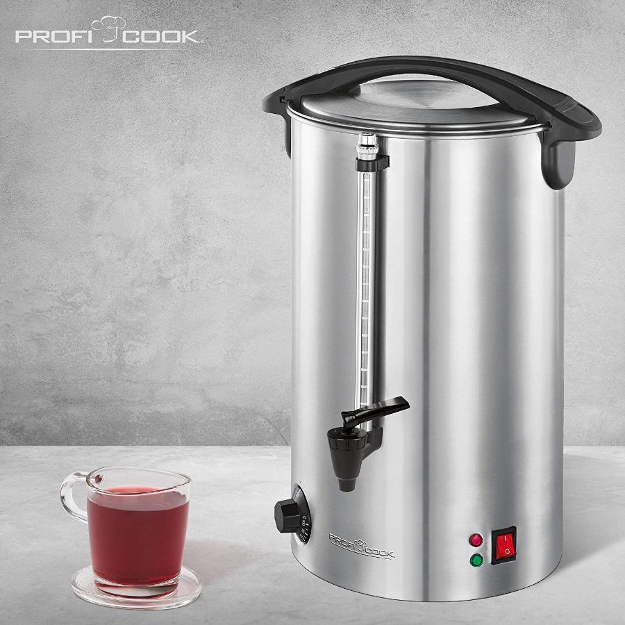 Proficook PC-HGA 1196 Heißgetränkeautomat zum Erhitzen und Warmhalten  von  Glühwein/Kaffee/Tee/Punsch oder Suppen, hochwertige