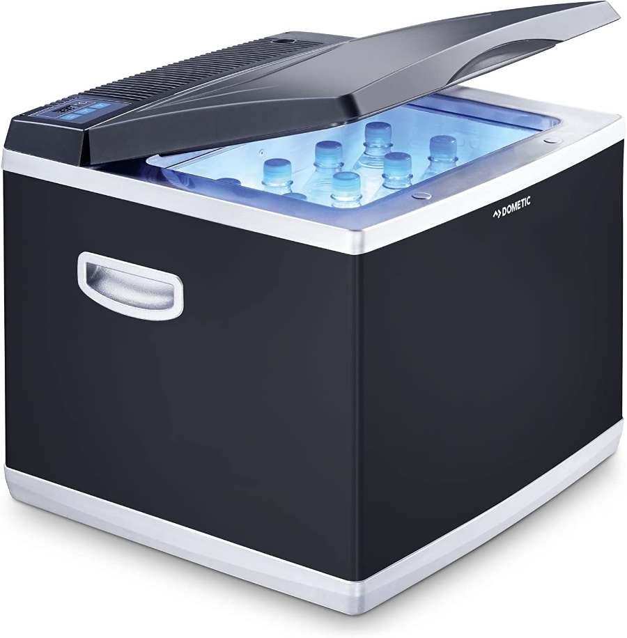 Dometic CK40D CoolFun Kompressor-Kühlbox Hybrid - Gefrierbox, 40 Liter, 12 V und 230V,für Auto, Reise-Mobil und Camping 