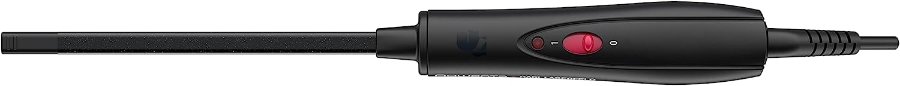 Rowenta CF311L Curls Forever Karl Lagerfeld Lockenstab Schwarz-Rot extra-schmaler 10 mm Durchmesser,konstante 180°C