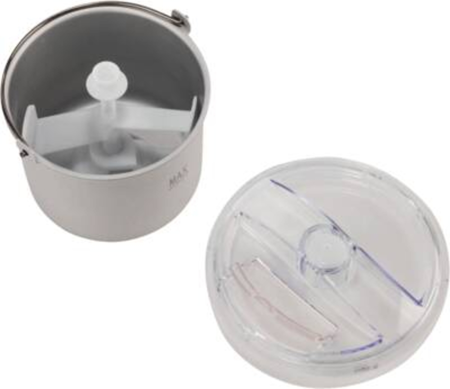 bkitchen Ice 120 Automatische Eismaschine 1.2l weiß, grau  