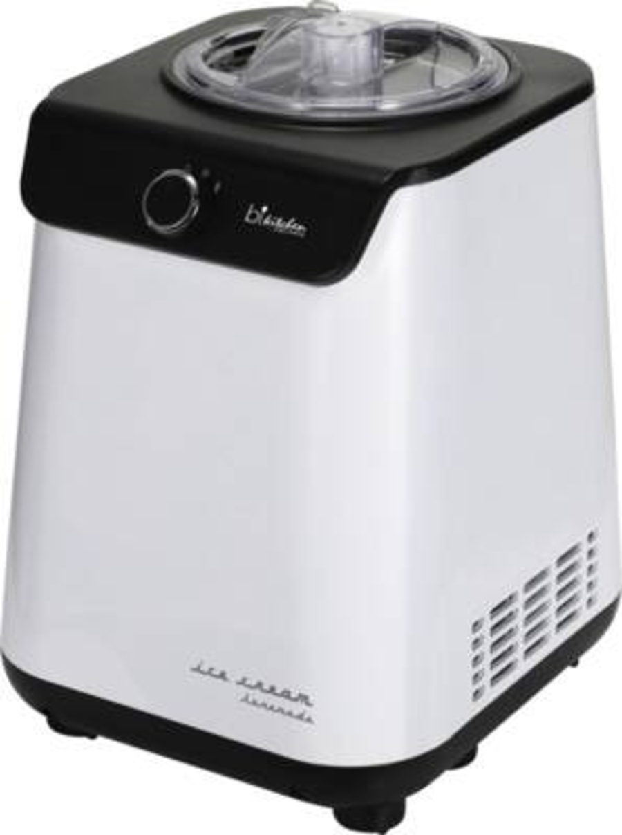 bkitchen Ice 120 Automatische Eismaschine 1.2l weiß, grau  