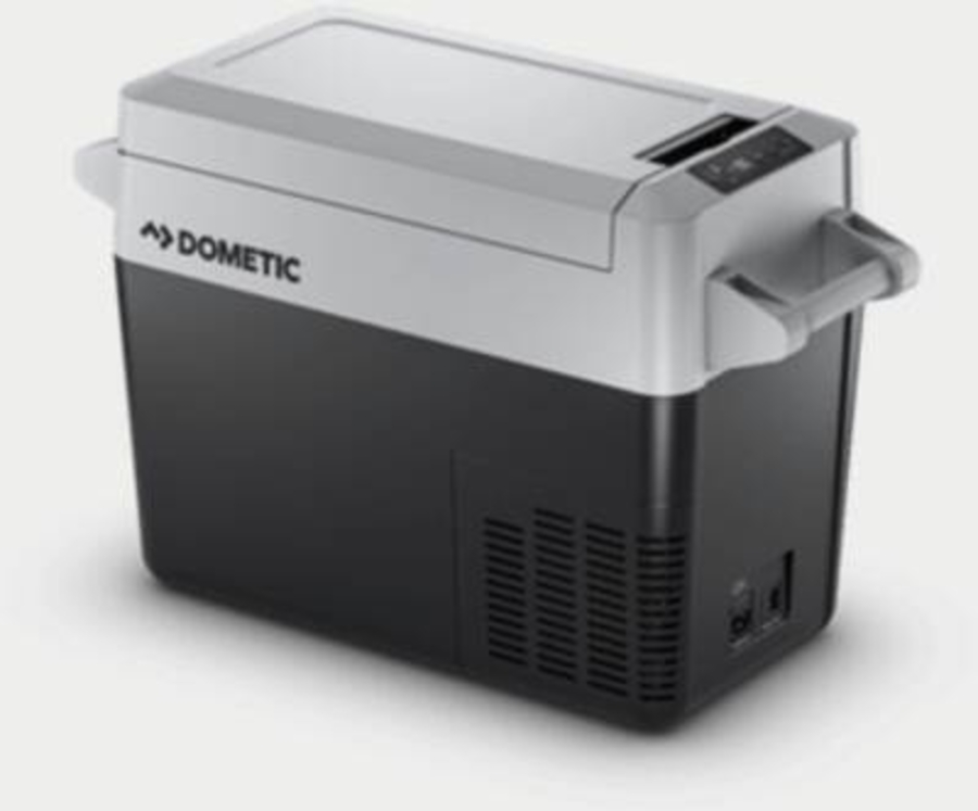 Dometic CFF20 Tragbare elektrische Kompressor-Kühlbox 21 Liter Tiefkühlung bis -18 °C, 12/230 V für Auto, LKW, Boot,
