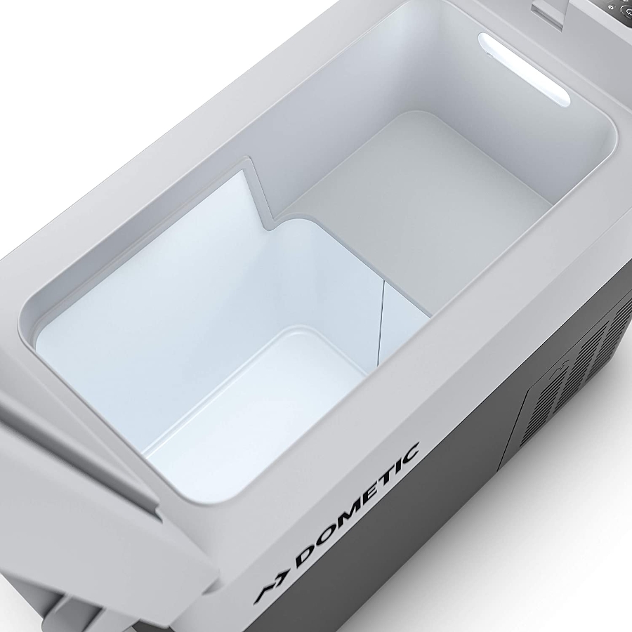 Dometic CFF20 Tragbare elektrische Kompressor-Kühlbox 21 Liter Tiefkühlung bis -18 °C, 12/230 V für Auto, LKW, Boot,