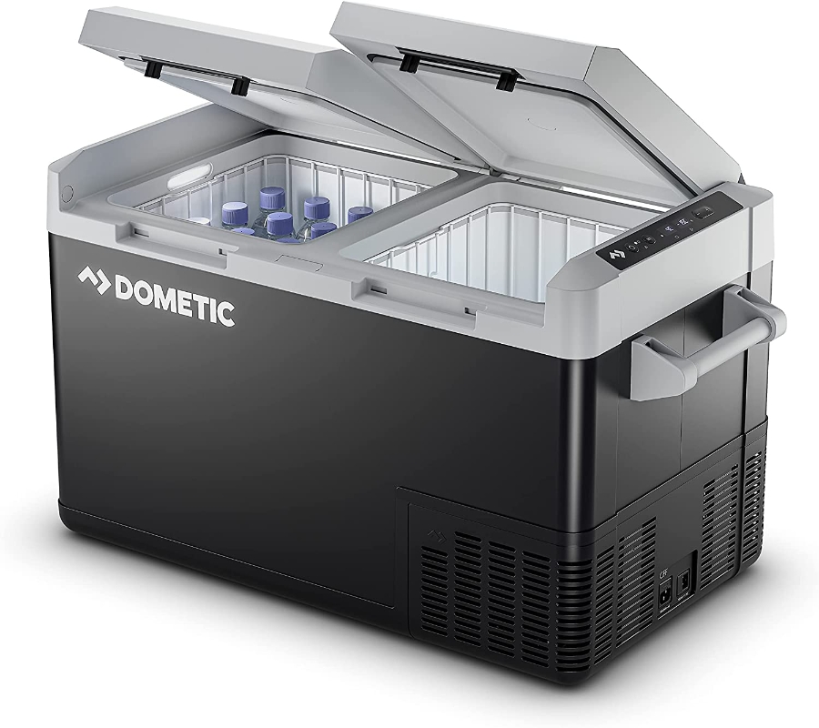 Dometic CFF70DZ Zweizonen-Kompressor-Kühlbox 70 l, Kühlung bis -18 °C, mit Batterieschutz 