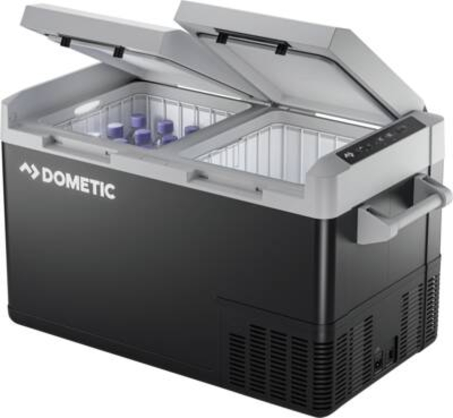 Dometic CFF70DZ Zweizonen-Kompressor-Kühlbox 70 l, Kühlung bis -18 °C, mit Batterieschutz 