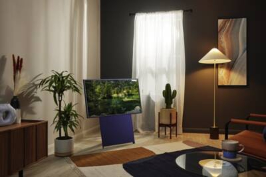 Samsung QE43LS05B The Sero 43 Zoll 4K  Fernseher Smart TV mit rotierendem Screen