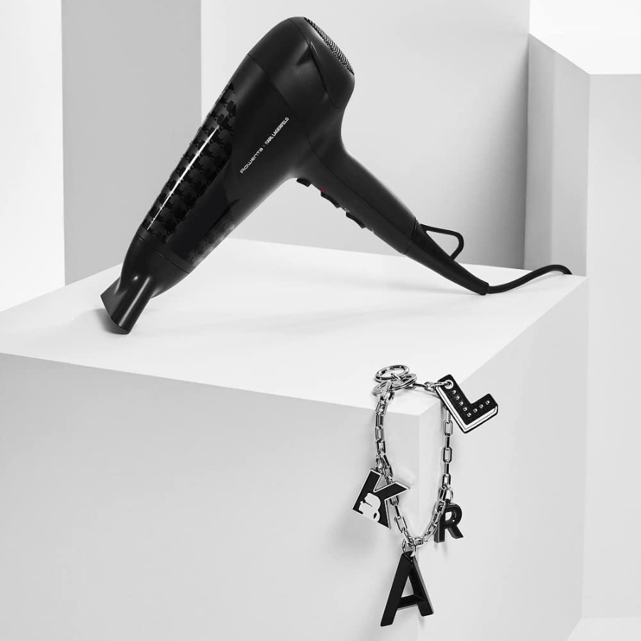 Rowenta CV591L Karl Lagerfeld Powerline Haartrockner 2100 Watt, Ionen-Booster,energiesparender Motor, Kaltlufttaste,