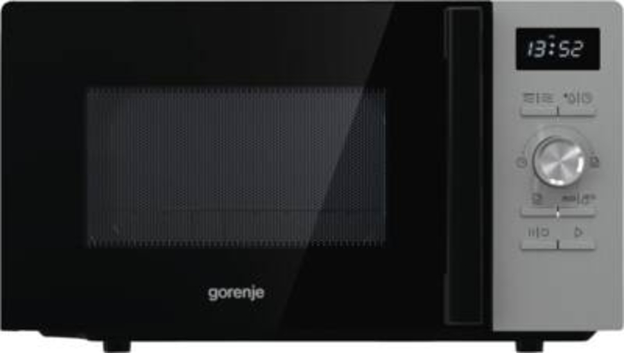 Gorenje MO20A4XH Mikrowelle Stand Edelstahl-Schwarz , 800W, 5 Leistungsstufen