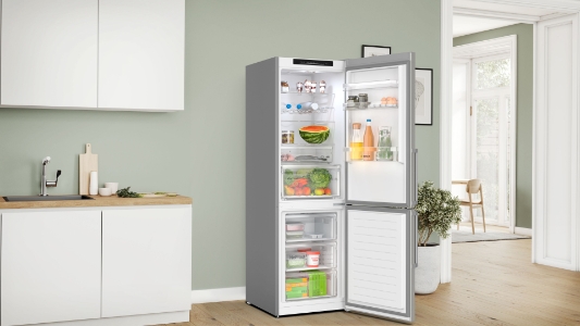 Bosch KGN36VICT Kühl-Gefrierkombination Stand NoFrost Edelstahl-Look