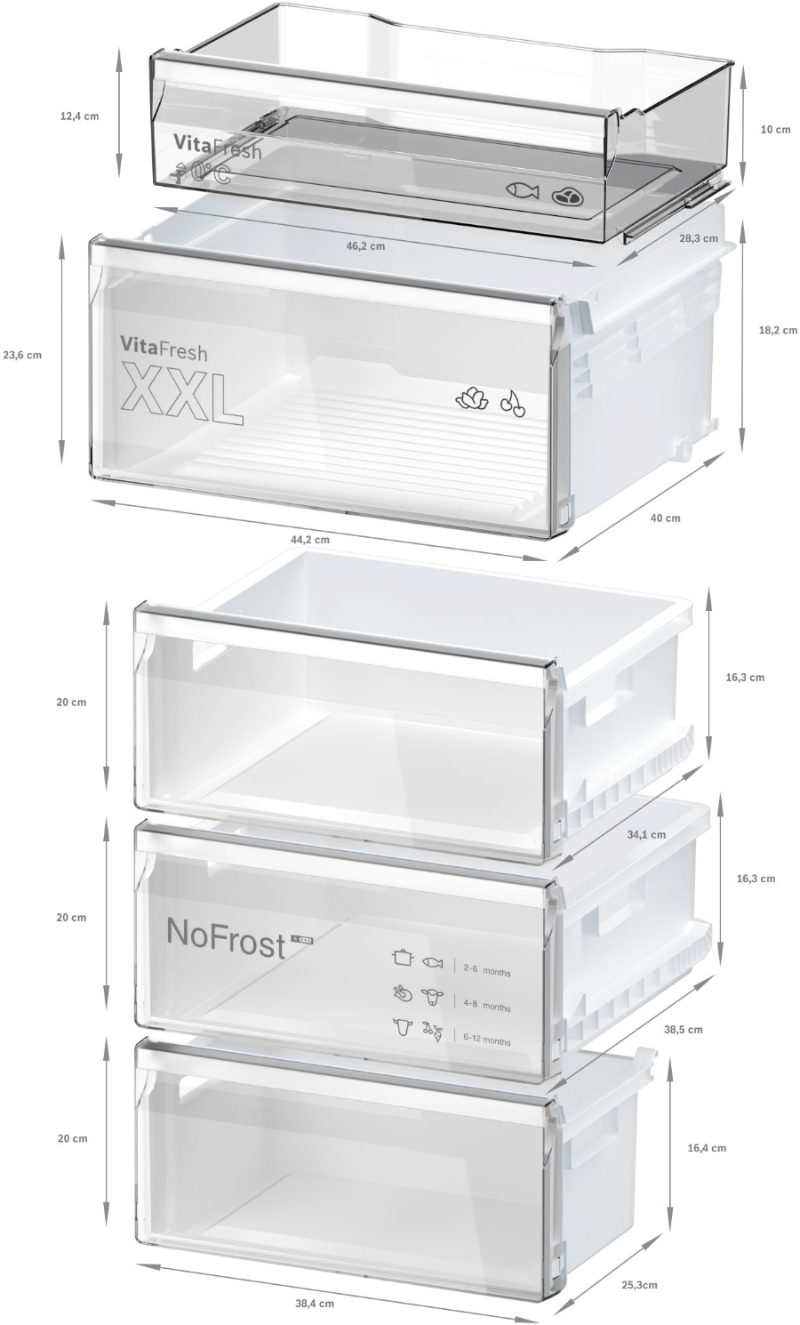 Bosch KGN36VICT Kühl-Gefrierkombination Stand NoFrost Edelstahl-Look