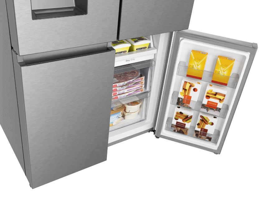 Hisense RQ760N4AIE Multi Door Side by Side mit Wassertank Edelstahl