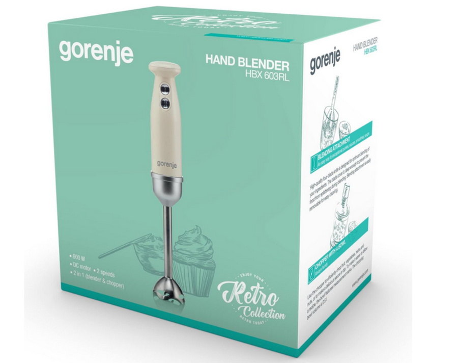 Gorenje HBX603RL Stabmixer Champagne maximale Motorleistung: 600 W