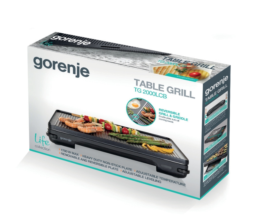 Gorenje TG2000LCB Tischgrill 2000 Watt 