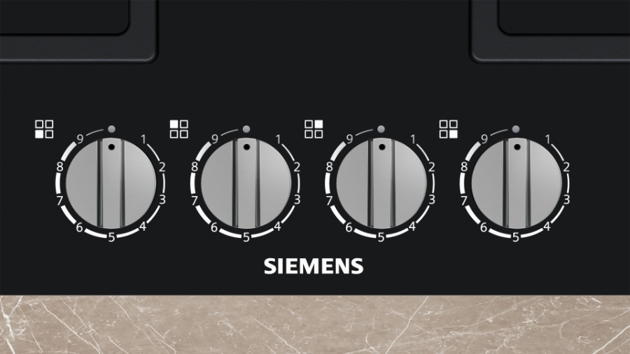 Siemens ER6A6PB70D Gaskochfeld autark Schwarz 