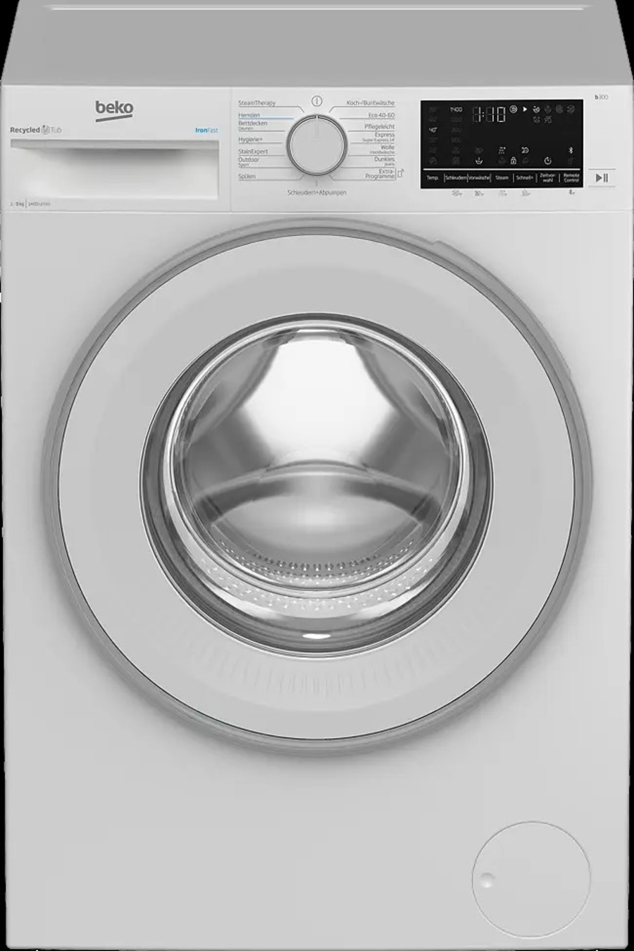 Beko B3WFT5941W Waschmaschine 9 kg, 1400 U/Min. Frontlader ,60cm  Weiß,EEK: A