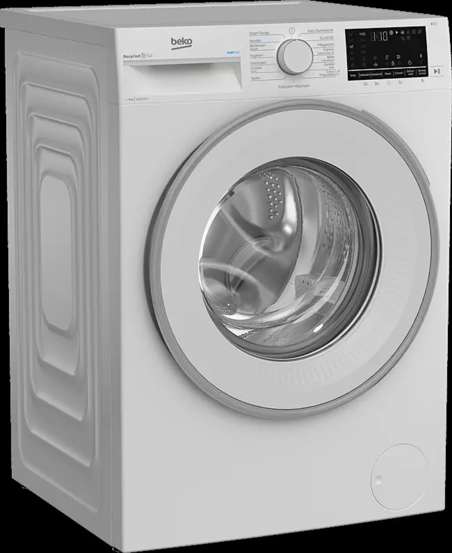 Beko B3WFT5941W Waschmaschine 9 kg, 1400 U/Min. Frontlader ,60cm  Weiß,EEK: A