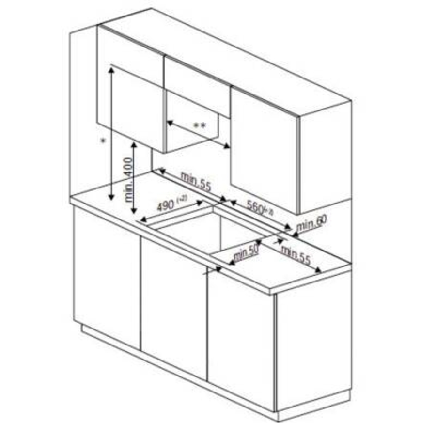 Beko BBUM12328X Multifunktionsherdset Edelstahl-Schwarz EEK: A