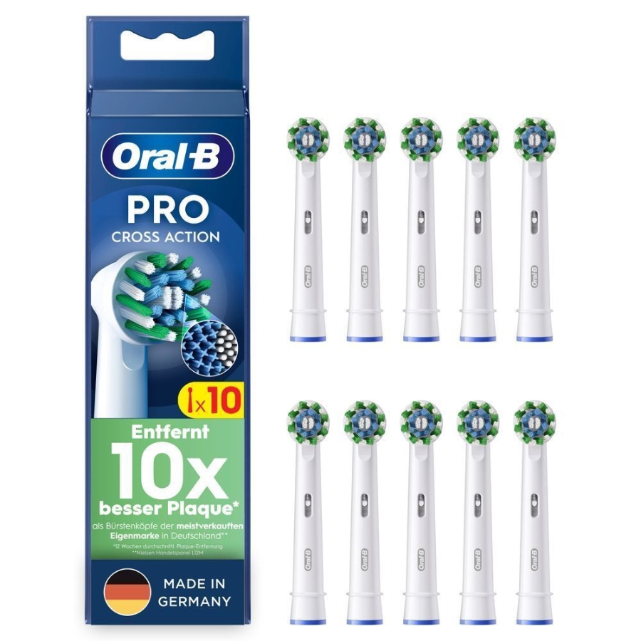 Oral-B Pro CrossAction Aufsteckbürsten 10er 