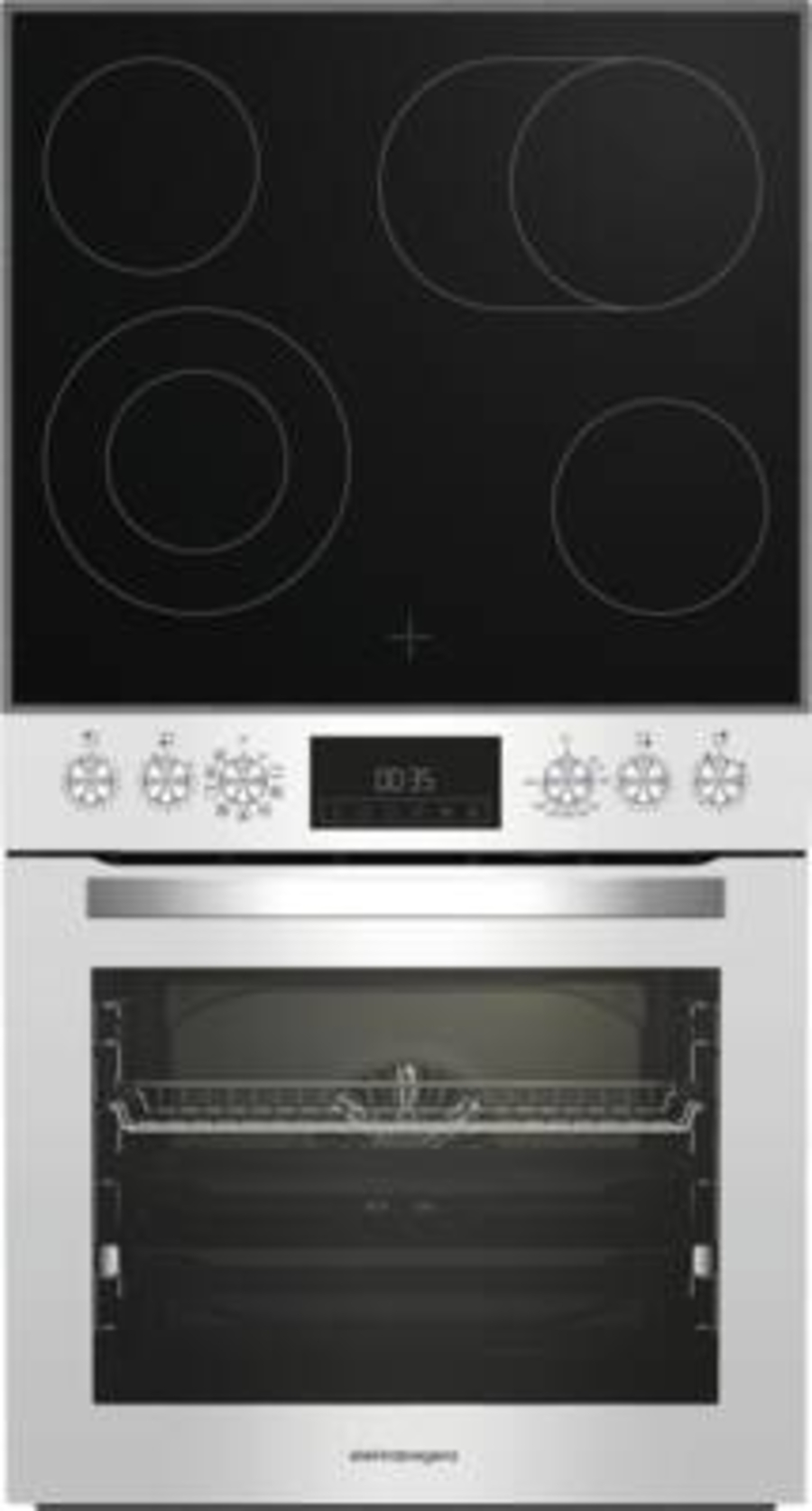 Elektrabregenz HE 64090 WR Multifunktionsherdset weiß EEK: A+