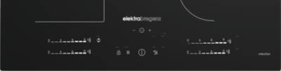 Elektrabregenz MIS 6598 FX Induktionskochefeld Autark Schwarz Rahmenlos