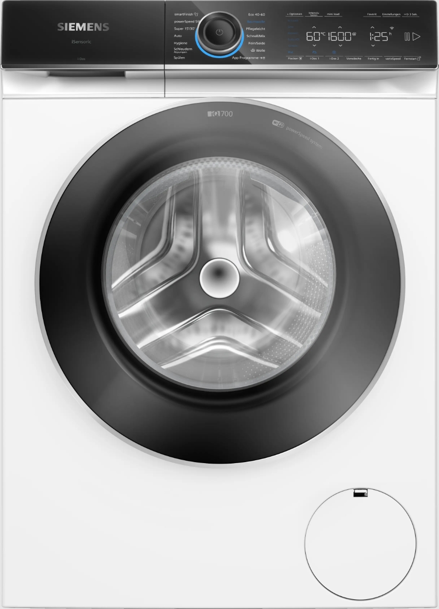 Siemens WG56B2A40 Waschmaschine 10kg, 1600 U/min i-DOS, speedPack XL,Home-Connect