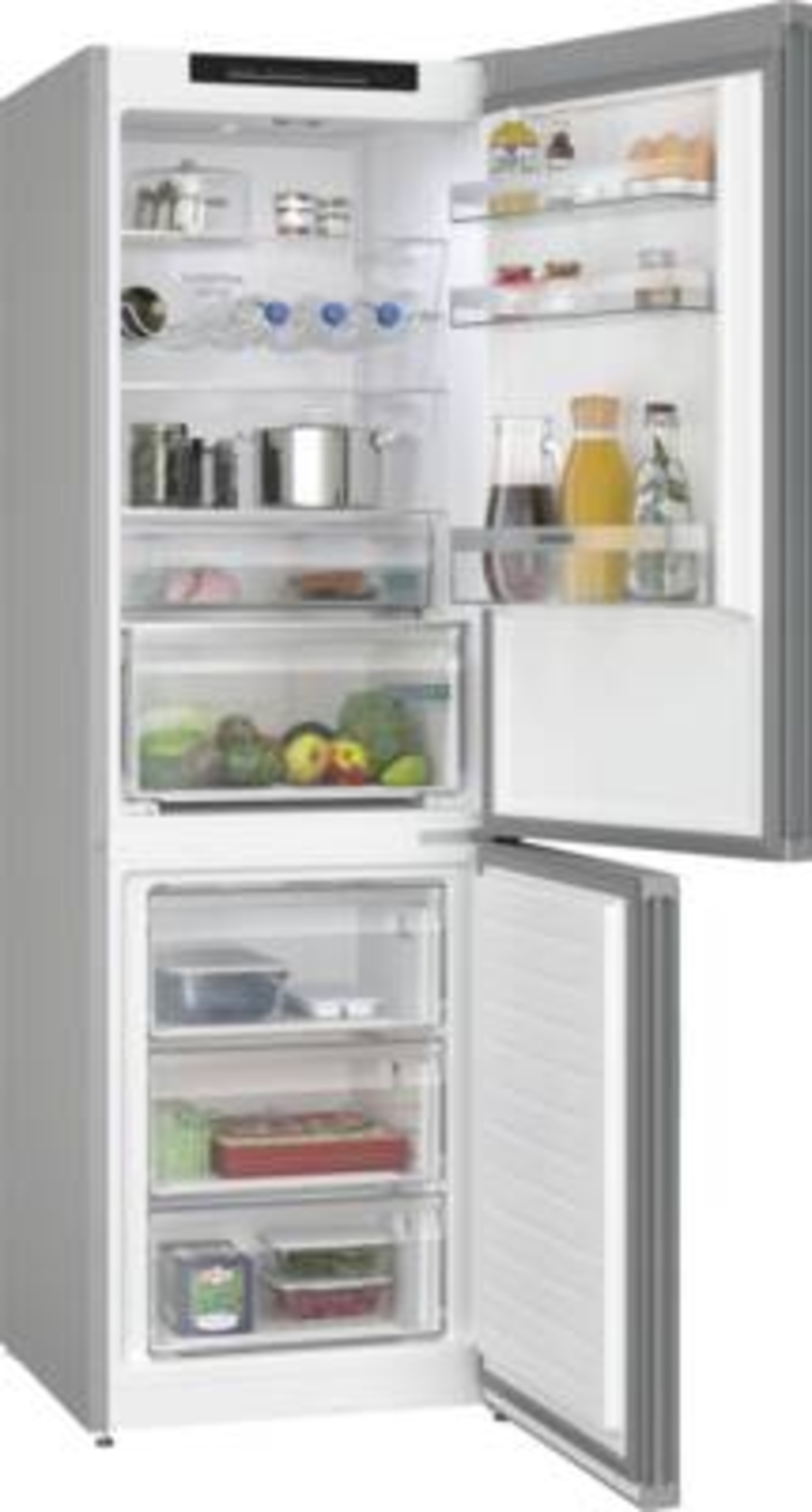 Siemens KG36N2LCF Kühl-/Gefrierkombi Stand Edelstahl-Look