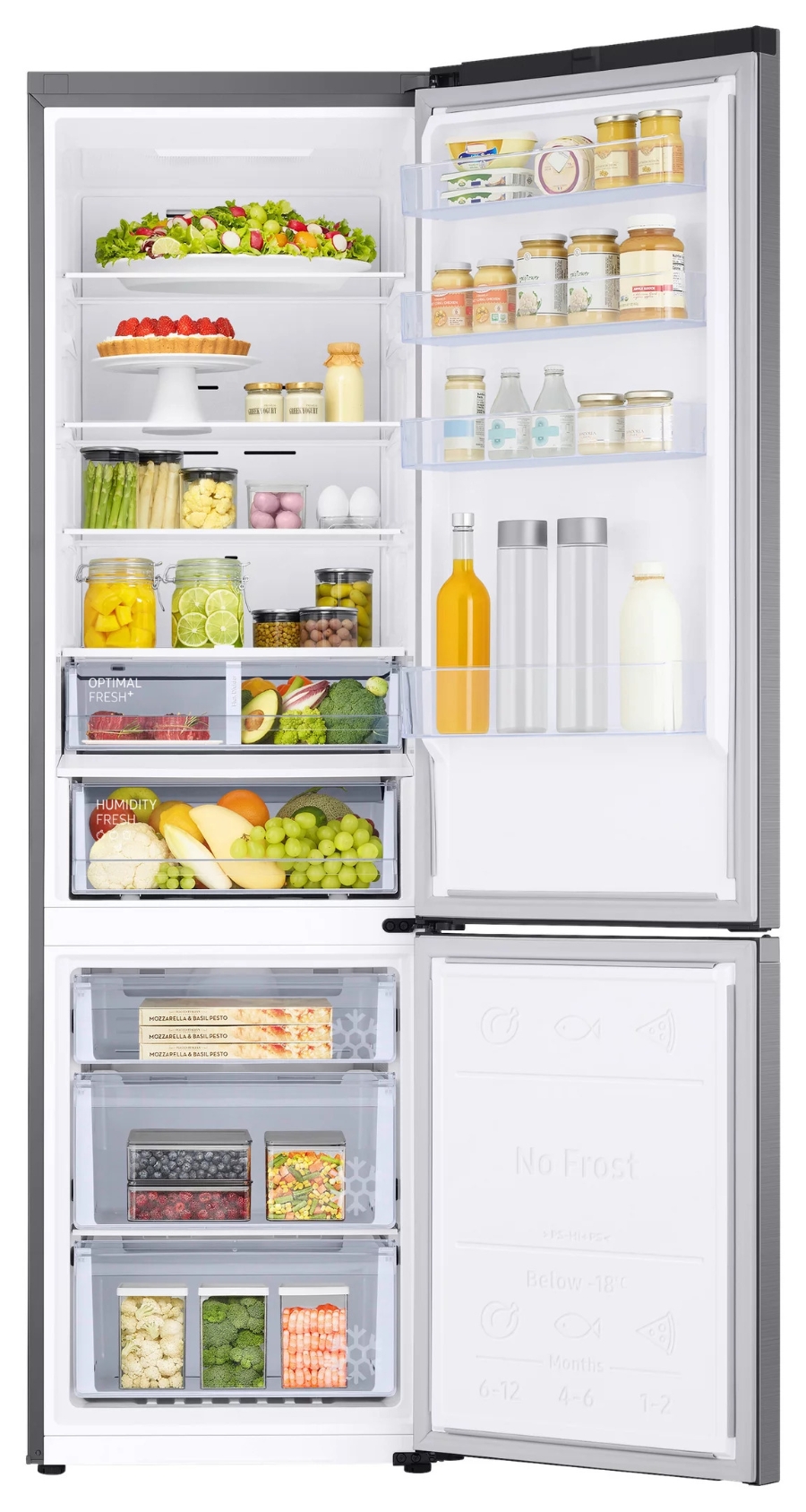 Samsung RB38T607BS9/EF Kühl- Gefrierkombinaton Stand Silber 