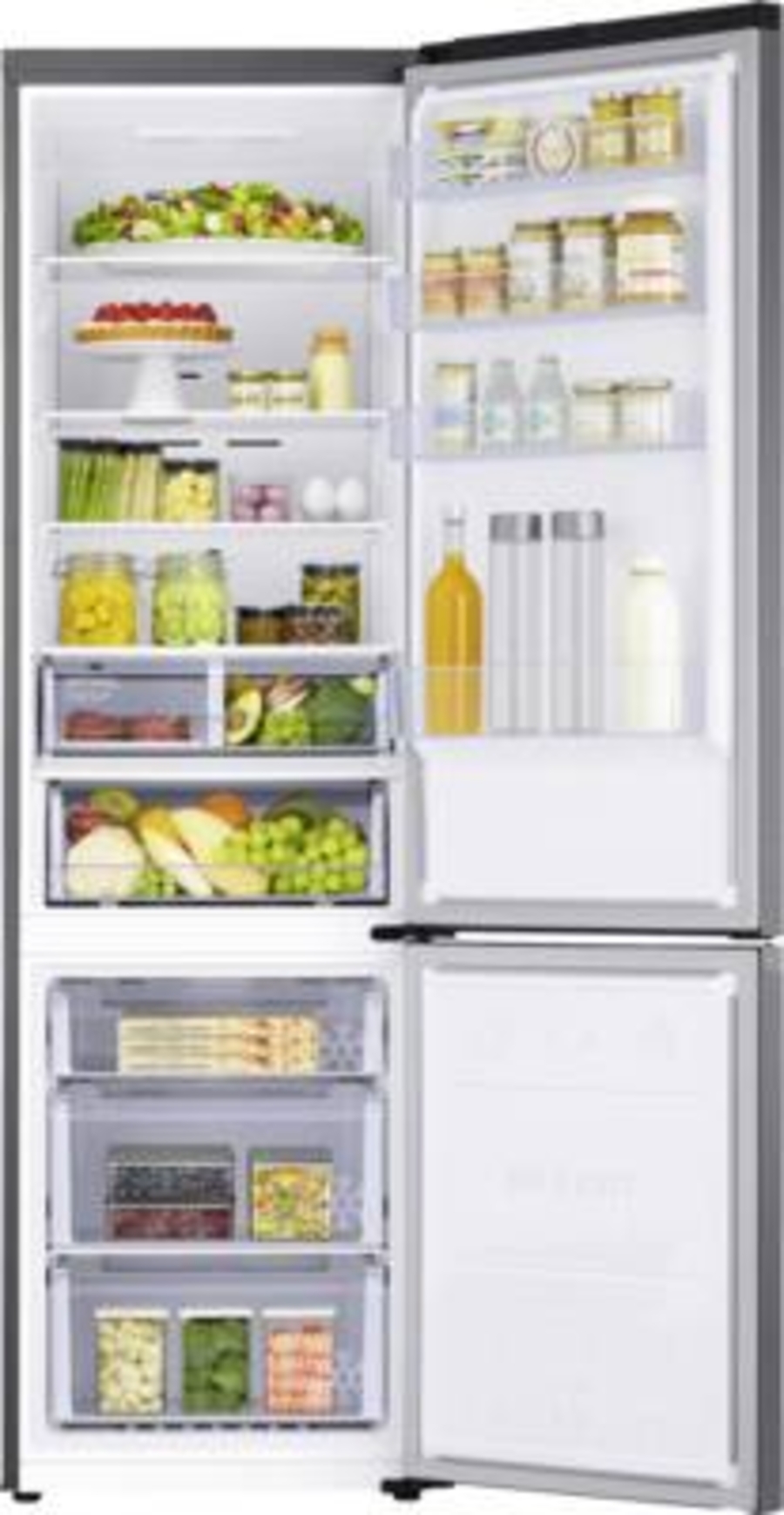 Samsung RB38T607BS9/EF Kühl- Gefrierkombinaton Stand Silber 