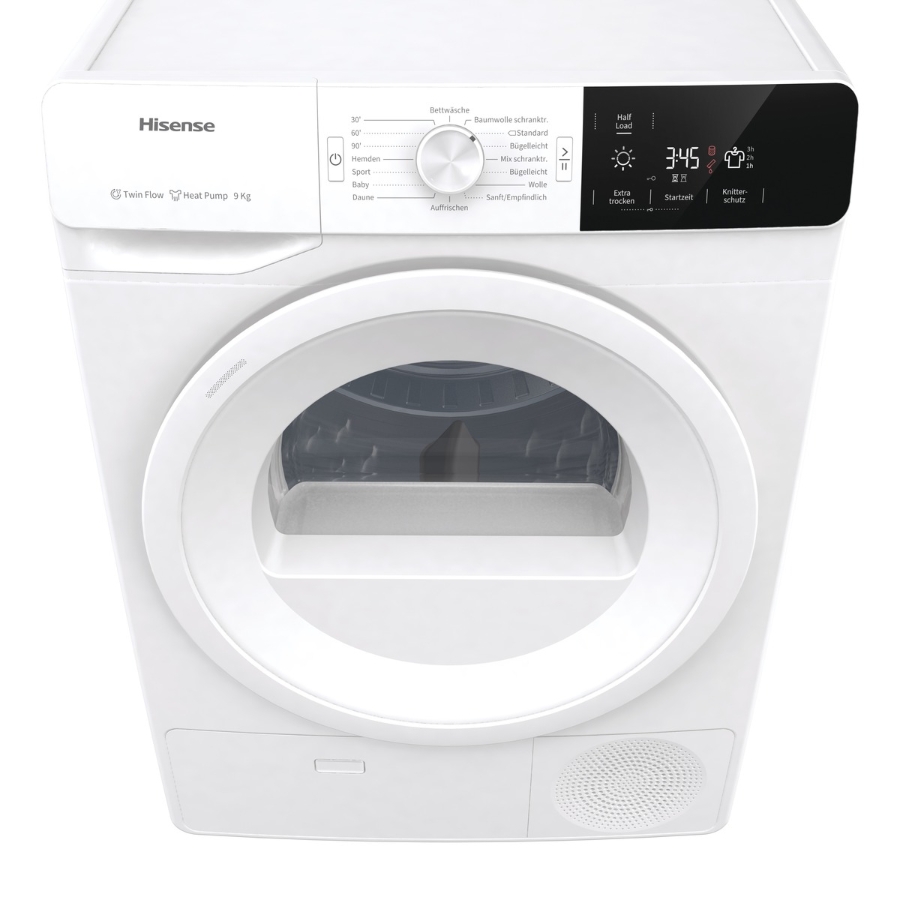 Hisense DHGE901 Wärmepumpentrockner 9kg A++ weiß