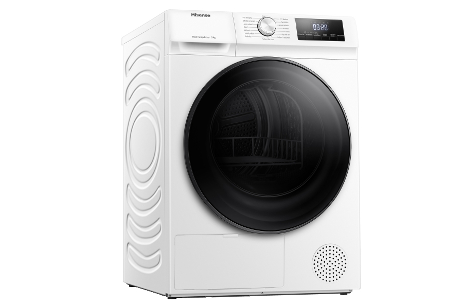 Hisense DHQA903V Wäsche-Trockner Stand weiß 9kg A+++