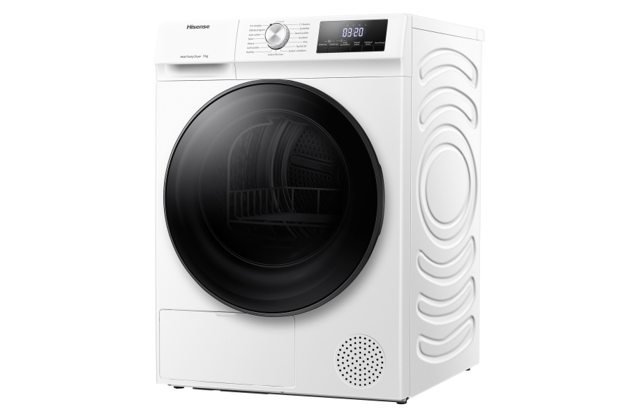 Hisense DHQA903V Wäsche-Trockner Stand weiß 9kg A+++
