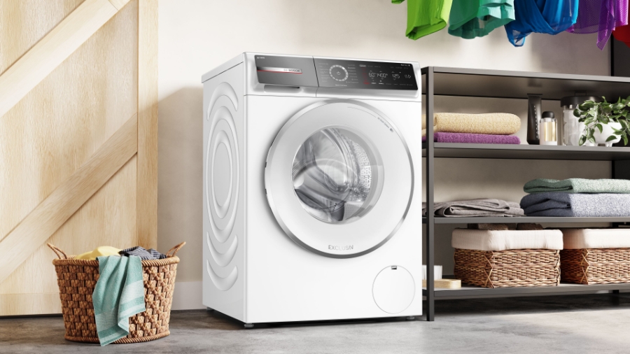 Bosch WGB244A90 Select Line Serie 8 Waschmaschine Stand 9kg,  1400U/min weiß,Home Connect