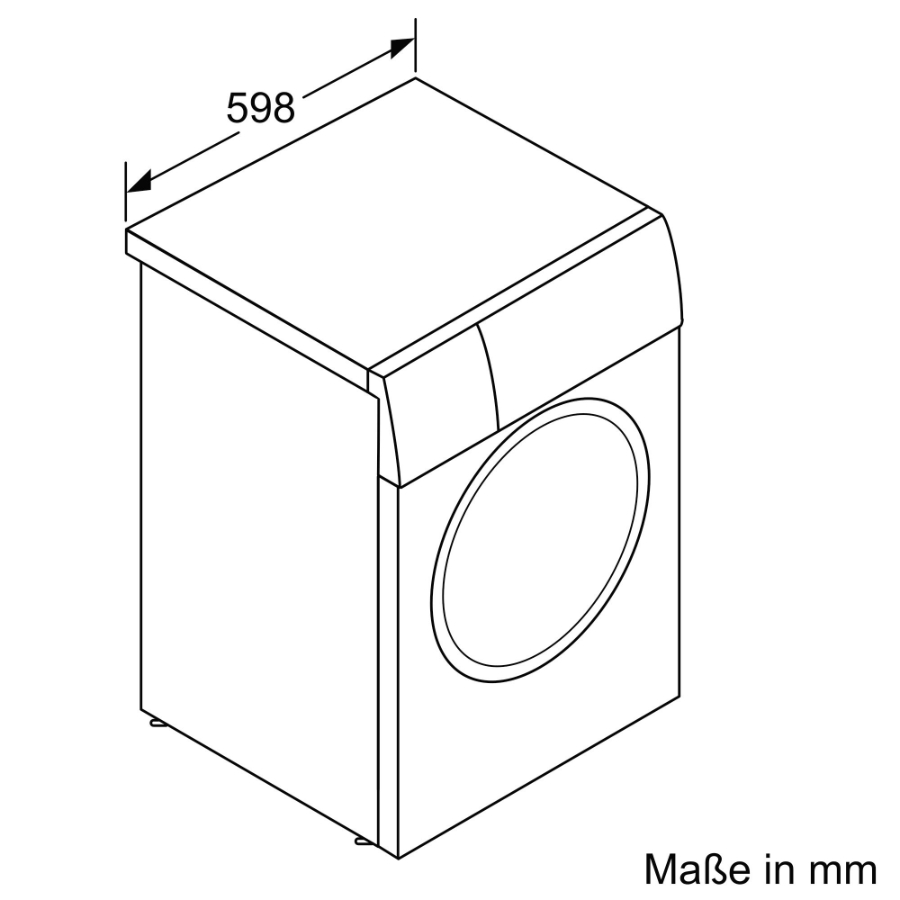 Bosch WGB244A90 Select Line Serie 8 Waschmaschine Stand 9kg,  1400U/min weiß,Home Connect