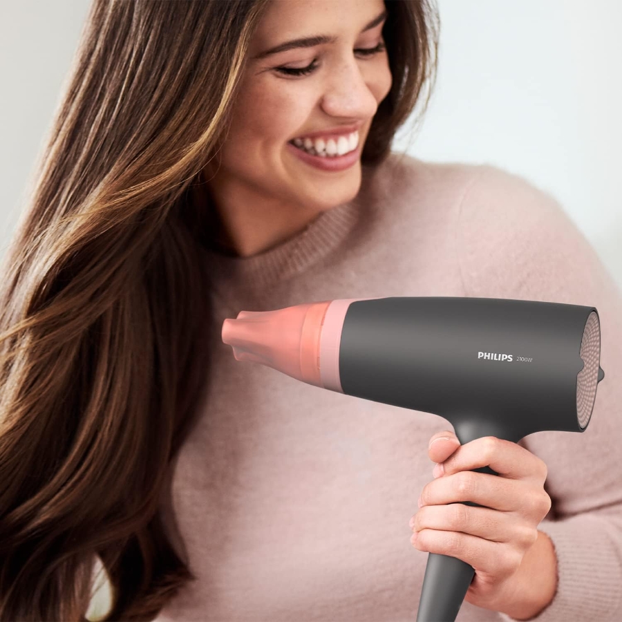 Philips BHD350/10 Series 3000 Haartrockner mit  ThermoProtect Aufsatz - 2100W, Ionisierungsfunktion