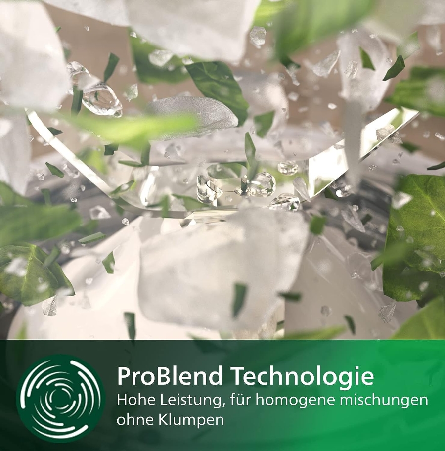 Philips HR2500/00 5000 Series Eco Conscious Edition Standmixer Seiden-Weiss