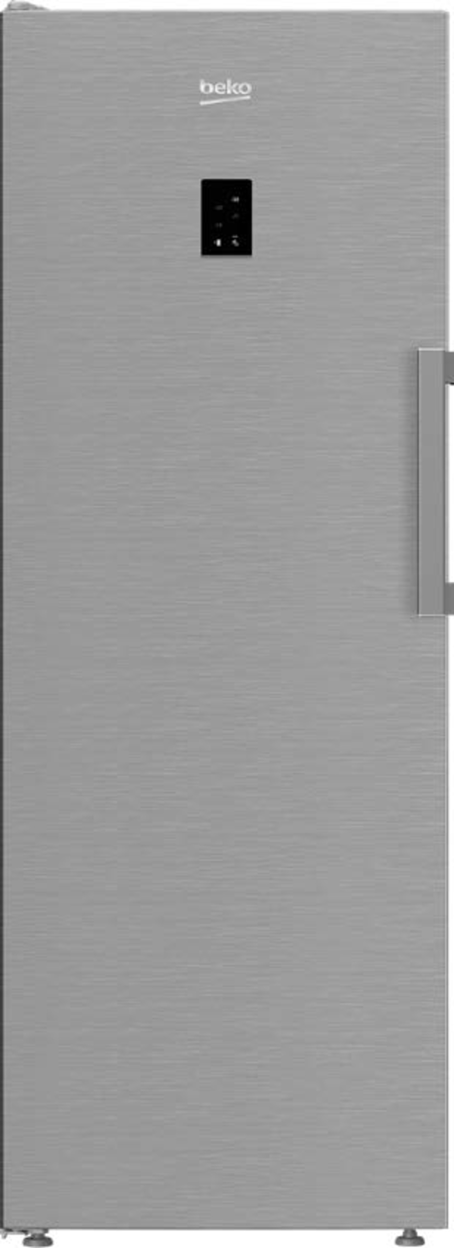 Beko B3RMFNE314XB Gefrierschrank Stand Edelstahllook No Frost H x B x T: 186,5 cm x 59,7 cm x 75,4 cm