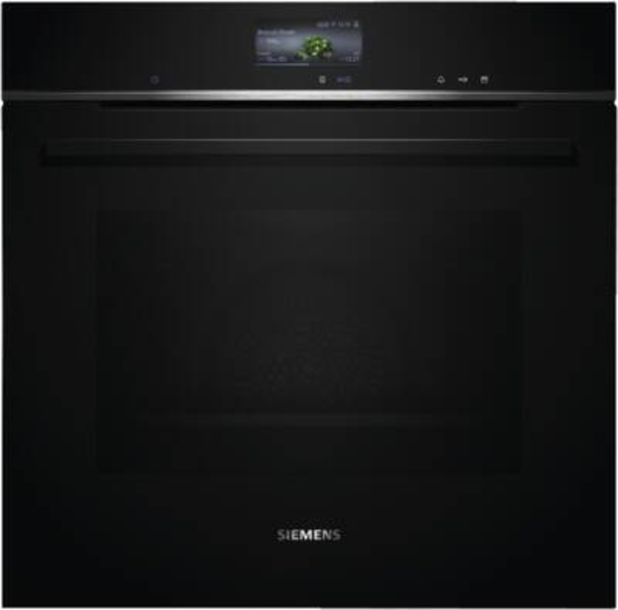 Siemens HS736G1B2 iQ700 Einbau Dampfbackofen  60 x 60 cm, Schwarz, Edelstahl