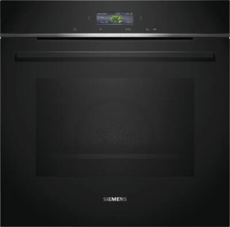 Siemens HB734G1B2 iQ700 Extraklasse Einbaubackofen mit  Sprachsteuerung, Schwarz