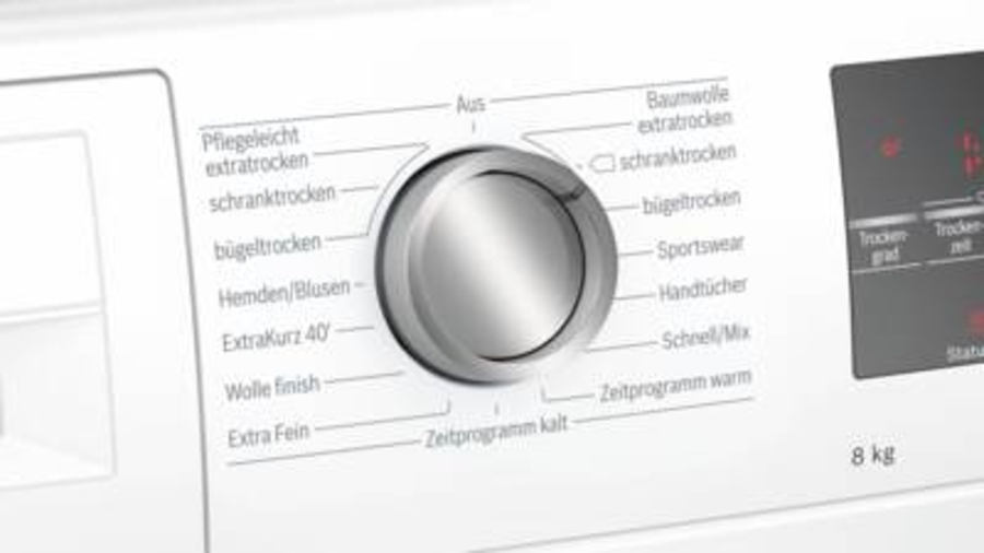 Bosch WTR87490 Wärmepumpentrockner 8 kg Weiss A+++ 