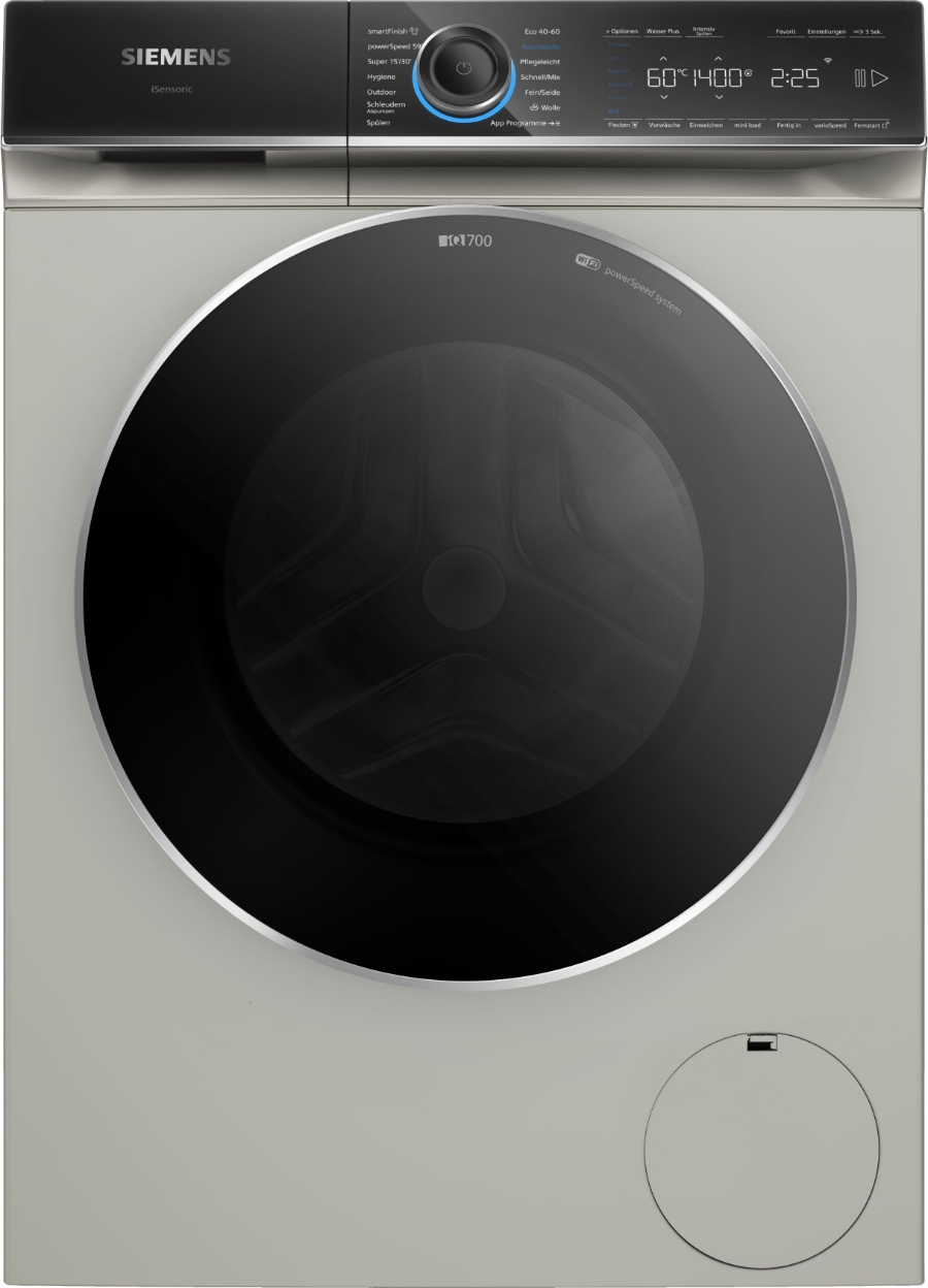 Siemens WG44B20X40 Waschmaschine 9kg, 1400 U/min Silber-inox 