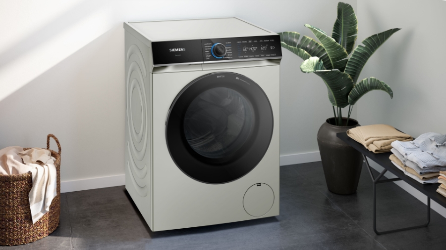 Siemens WG44B20X40 Waschmaschine 9kg, 1400 U/min Silber-inox 