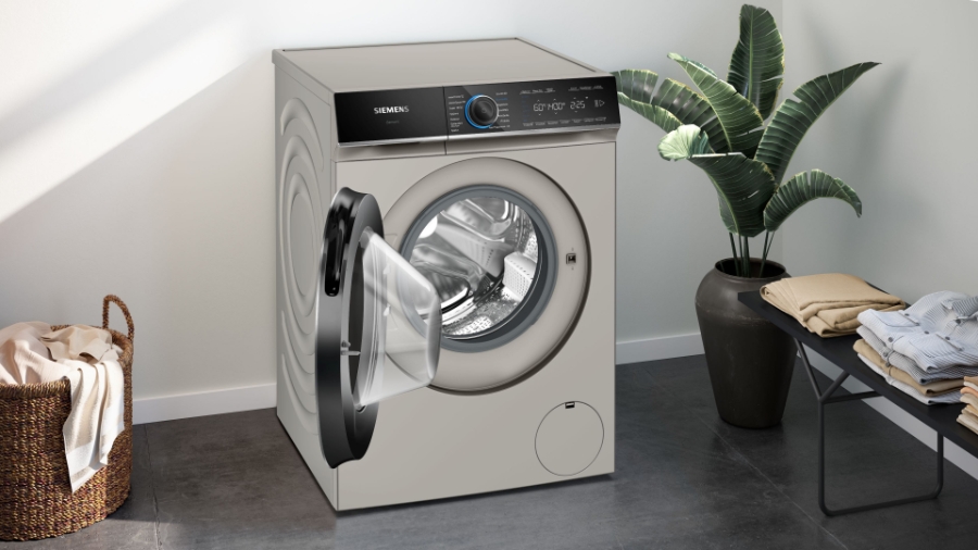 Siemens WG44B20X40 Waschmaschine 9kg, 1400 U/min Silber-inox 