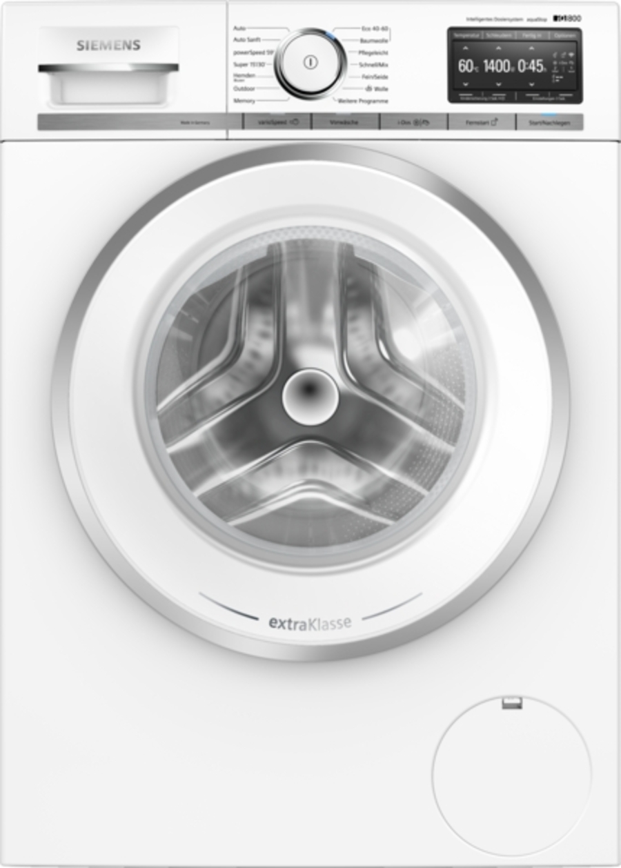Siemens WM14VE93 iQ800, Waschmaschine, Frontlader, 9 kg, 1400 U/min. EEK: A
