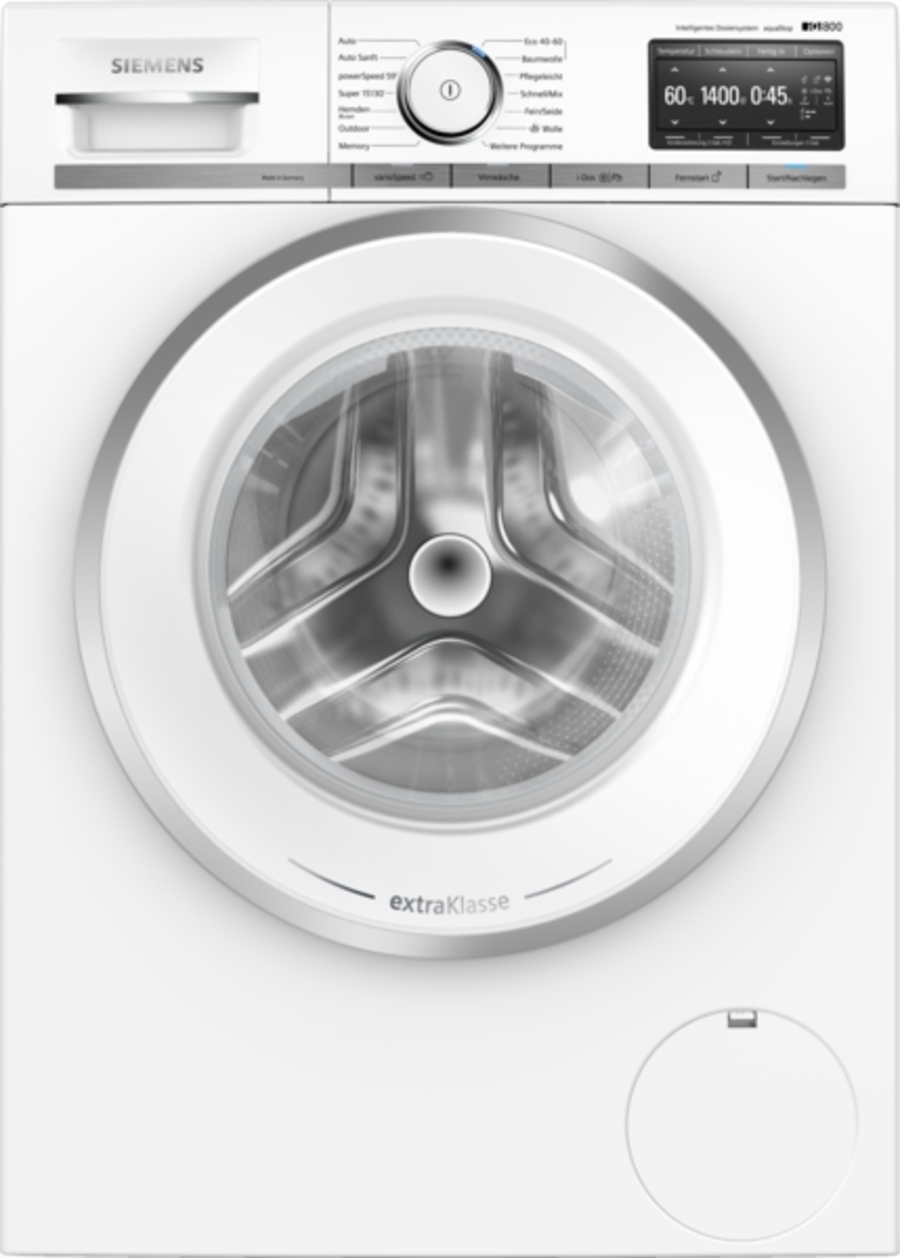 Siemens WM14VE93 iQ800, Waschmaschine, Frontlader, 9 kg, 1400 U/min. EEK: A