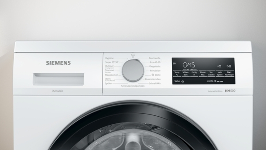 Siemens WU14U4S5AT iQ500, Waschmaschine, Unterbaufähig - Frontlader 9kg, 1400U/min
