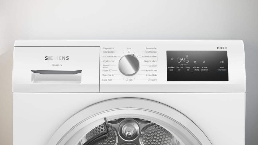 Siemens WT45HV93 iQ300 Wärmepumpen-Trockner, 8 kg A++ 
