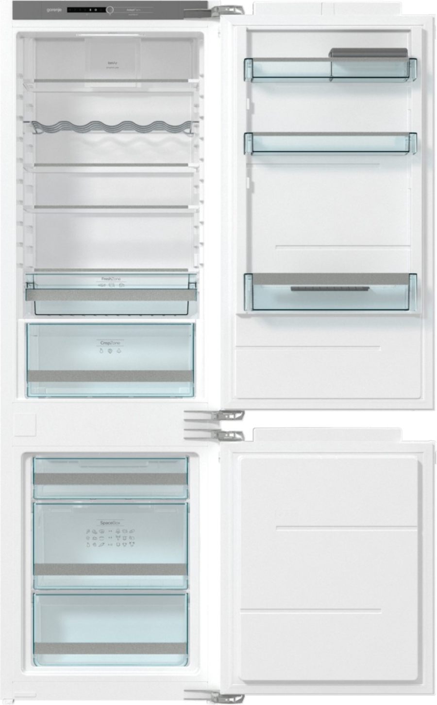 Gorenje NRKI518EA1 Kühl-Gefrierkombination Einbau Festtür  177 cm Nofrost