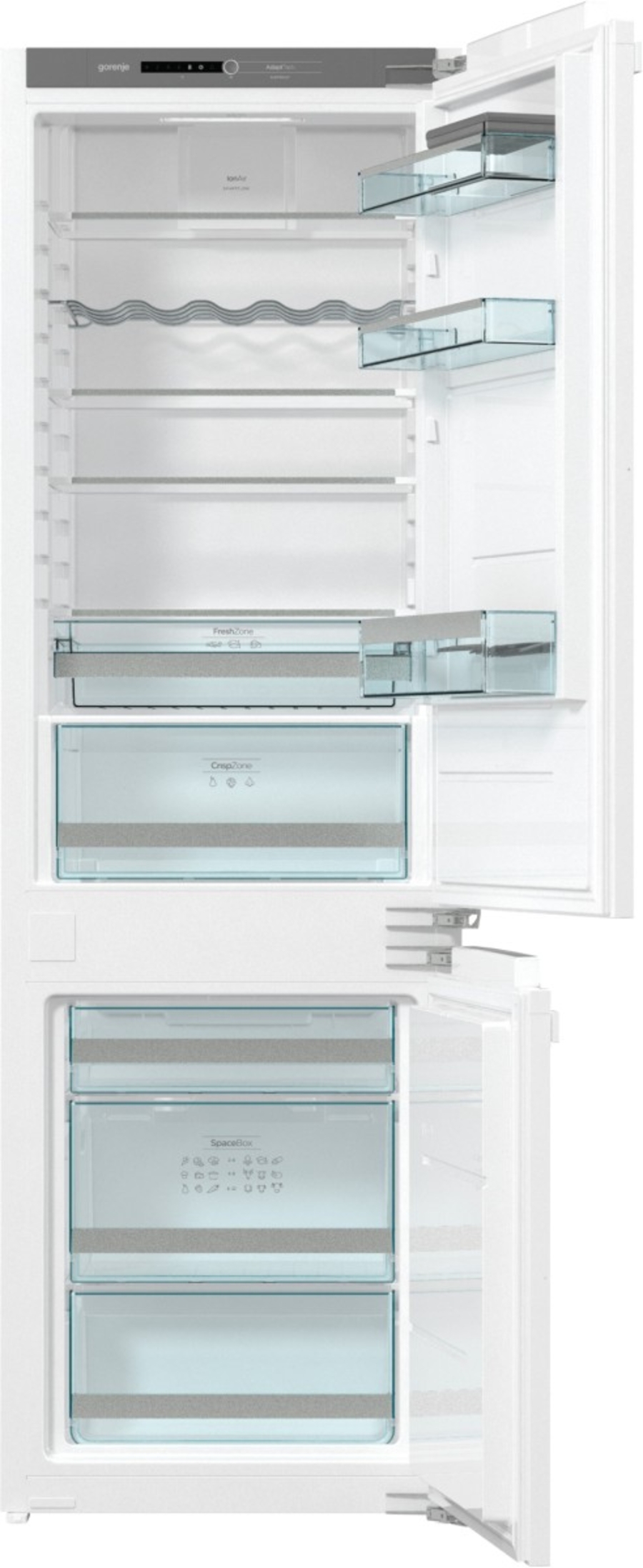 Gorenje NRKI518EA1 Kühl-Gefrierkombination Einbau Festtür  177 cm Nofrost