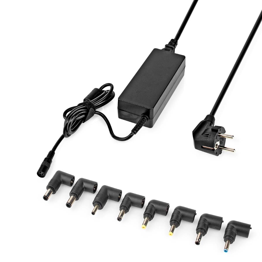 Nedis NBAU6501FBK Notebook Adapter Netzteil 65 W | 15 / 16 / 19 / 19.5 / 20 V DC | 4.0 A | Typ F (CEE 7