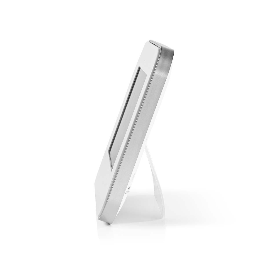 Nedis WEST401WT Wetterstation Zeitdisplay | Farb-LCD-Anzeige Weckerfunktion  | Innen- und Aussenbereich | Inklusive